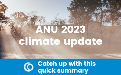 Catch up on ANU’s 2023 Climate Update