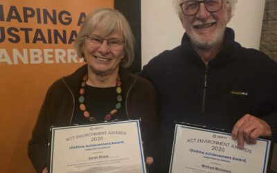 Winners of the ACT Enviornment Awards Announced!