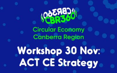 Draft ACT Circular Economy Strategy | CBR360 Workshop