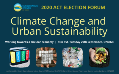 Election Forum: Climate Change and Urban Sustainability