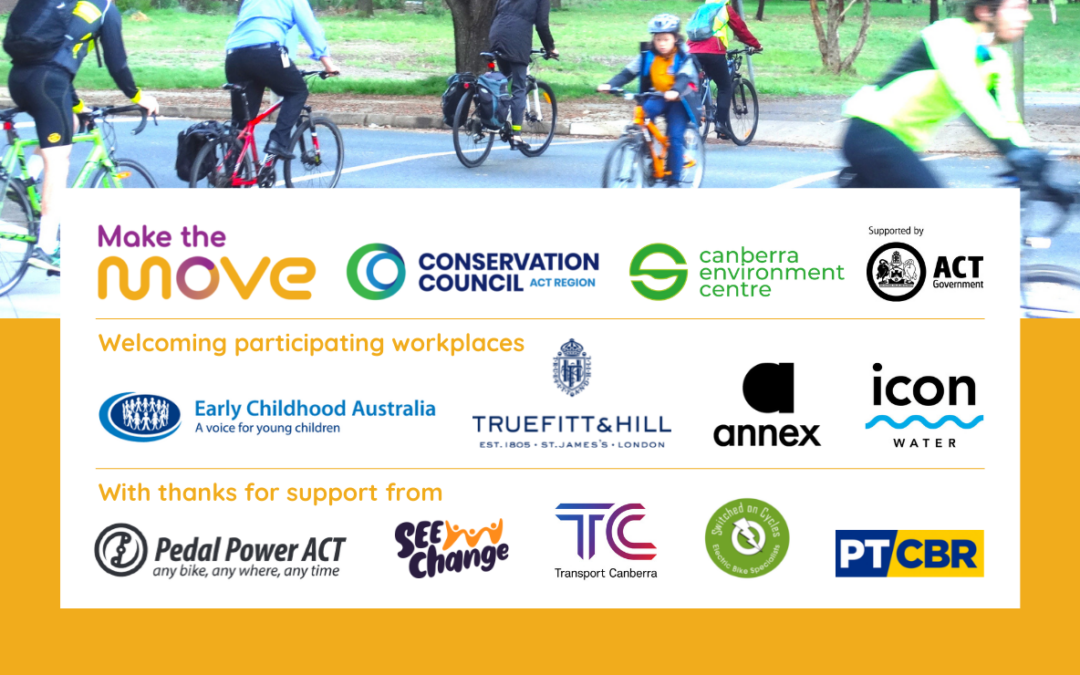 MEDIA RELEASE: Make the Move website and workplace program leads Canberra businesses and commuters into the future of sustainable transport