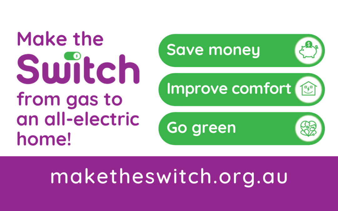 MEDIA RELEASE: Make the Switch website guides Canberra households off gas onto electricity