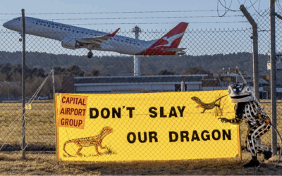 The Australian Government allows Canberra Airport Group to slay Canberra’s critically endangered Grassland Earless Dragon